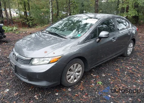 2012 Honda Civic Lx из США, поврежденный, VIN 2HGFB2F58CH560675